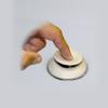Keeney K820-61 1-1/2 in. Stop N' Pop Rubber Bath Tub Stopper, White view 3