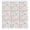 Ambesonne Playroom Shower Curtain, Nature Themed Owl Cat Bird Bluebells Tulips Leaves Doodle Art, Cloth Fabric Bathroom Decor Set with Hooks, 69" W x 70" L, Dark Brown White view 2
