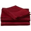 Singh's Textiles 600 Thread Count 100% Egyption Cotton Full Sleeper Sofa Bed Sheet Set (54" x 72" + 4") Burgundy Solid view 1