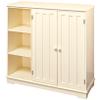 The Lakeside Collection Beadboard Wooden Storage Cabinet 30" H - Cream view 1