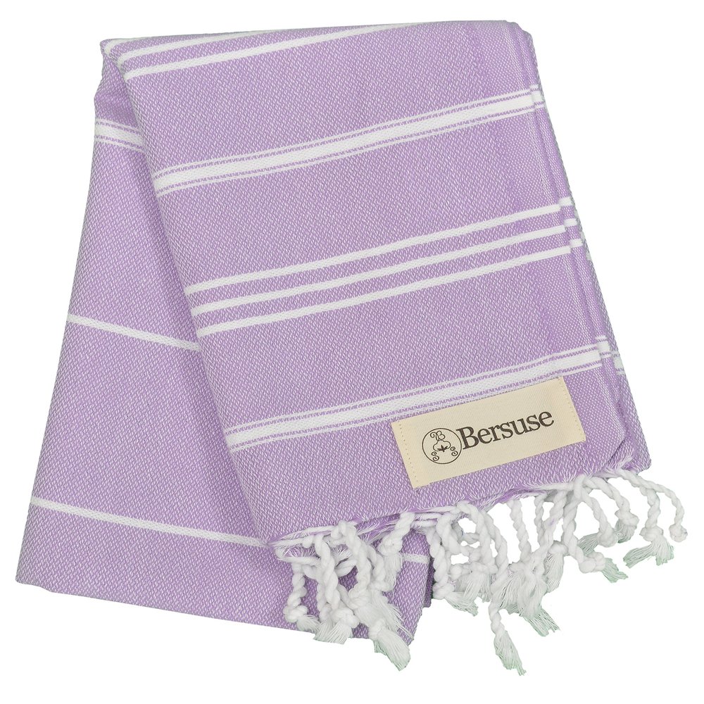 Bersuse Anatolia Bathroom Hand Towels - Premium Cotton Hand Towel for Face - Absorbent, Soft, Lightweight, Space-Saving, Quick-Drying Decorative Turkish Hand Towels - (Set of 12)