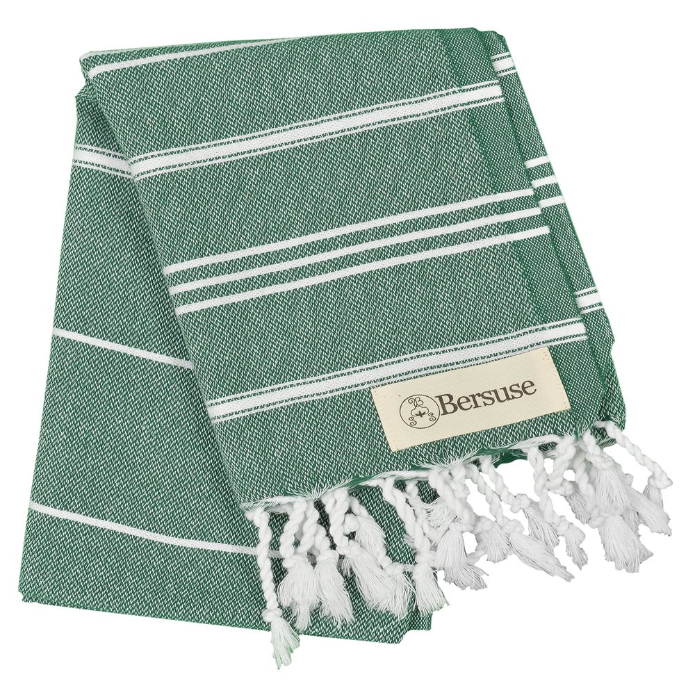 Bersuse Anatolia Bathroom Hand Towels - Premium Cotton Hand Towel for Face - Absorbent, Soft, Lightweight, Space-Saving, Quick-Drying Decorative Turkish Hand Towels - (Set of 12)