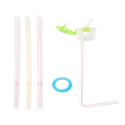 Strix Design SD-035 Pocket Straw with Adjustable Joints, Includes Replacement Straw, Green, One Hand Use, One-Touch Open, Plastic Bottle Straw Cap, Hospitalization, Convenient Goods