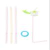 Strix Design SD-035 Pocket Straw with Adjustable Joints, Includes Replacement Straw, Green, One Hand Use, One-Touch Open, Plastic Bottle Straw Cap, Hospitalization, Convenient Goods view 1
