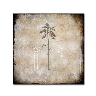 Trademark Fine Art Moose Lodge 2 - Lodge Pole by LightBoxJournal, 18x18-Inch-Inch