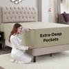 Empyrean Extra Deep Pocket Full Size Fitted Sheet Only, Fitted Sheet Full view 3