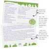 4x6 Lettuce Eat Plants Vegan Vegetarian Recipe Cards, Pack of 50. Designed with Green and White Vegetable Silhouettes. view 3