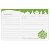 4x6 Lettuce Eat Plants Vegan Vegetarian Recipe Cards, Pack of 50. Designed with Green and White Vegetable Silhouettes. view 4