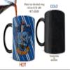 Morphing Mugs Harry Potter  Ravenclaw - Hogwarts House Crest - One 11 oz Color Changing Heat Sensitive Ceramic Mug  Image Revealed When HOT Liquid Is Added! view 4