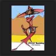 First Sunday Refrigerator Magnet (African American Magnet)