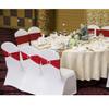 SINSSOWL Wedding Red Chair Sashes 100 Pack Spandex Chair Bows Bands with Buckles for Party Birthday Bridal Shower Engagement Banquets Anniversary Christmas Outdoor Events Decorations (Red) view 3