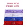 SINSSOWL Wedding Red Chair Sashes 100 Pack Spandex Chair Bows Bands with Buckles for Party Birthday Bridal Shower Engagement Banquets Anniversary Christmas Outdoor Events Decorations (Red) view 4