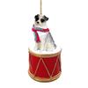 Blue Australian Shepherd Red Drum Ornament view 1