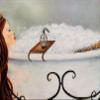 Mermaid Bubblebath Canvas Wrap view 3