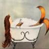 Mermaid Bubblebath Canvas Wrap view 4