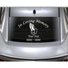 Custom Praying Hands Personalized Car-Wall-Vinyl Decals Stickers, 60 Inches view 1