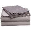 Singh's Textiles 600 Thread Count 100% Egyption Cotton Full Sleeper Sofa Bed Sheet Set (54" x 72" + 4") Silver Grey Solid view 1