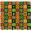 Ambesonne African Shower Curtain, Abstract Design with Trippy Shapes Culture Hieroglyph Print, Cloth Fabric Bathroom Decor Set with Hooks, 69" W x 84" L, Multicolor Jade Green view 2