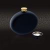 BarCraft Luxury Stainless Steel Hip Flask with Decanting Funnel, 350 ml (12.5 fl oz) -Black, 11 x 3 x 12.3 cm view 4