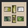 ArtToFrames Collage Photo Frame Double Mat with 6-3x5 Openings and Satin Black Frame view 3