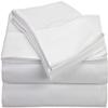 Singh's Textiles 600 Thread Count 100% Egyption Cotton Full Sleeper Sofa Bed Sheet Set (54" x 72" + 4") White Solid view 1