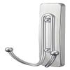 Command Large Double Bath Hook, Satin Nickel, 2-Hooks, 2-Large Water-Resistant Strips view 3