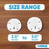 White Sand Dollars 2.5"-3" - 10pcs - Wedding Seashell Craft - Hand Picked and Professionally Packed by Tumbler Home view 2