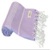 Bersuse Beach Towels Peshtemal Turkish Towels Anatolia Collection Premium Turkish Beach Towel, 100% Cotton, Large, Quick-Dry, Sand-Free, Lightweight - 37x70 Inches, Lilac (Set of 6) view 1