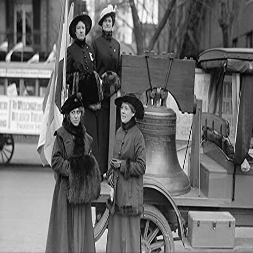 Suffragettes Sport a Replica of the Liberty Bell (12x18 Paper Giclee Poster)