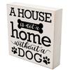 LifeSong Milestones A House is not a Home Without a Dog Gifts for Dog cat Pet Lover Gift Box Birthday Gifts for Pets 6x6 (A House is not a Home) view 1