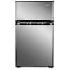 Avanti 3.1 Cu. Ft. Compact Refrigerator with Freezer, Adjustable Glass Shelves, Reversible Door, Automatic Defrost, ENERGY STAR Certified, 3.1 cu.ft., Stainless Steel view 1
