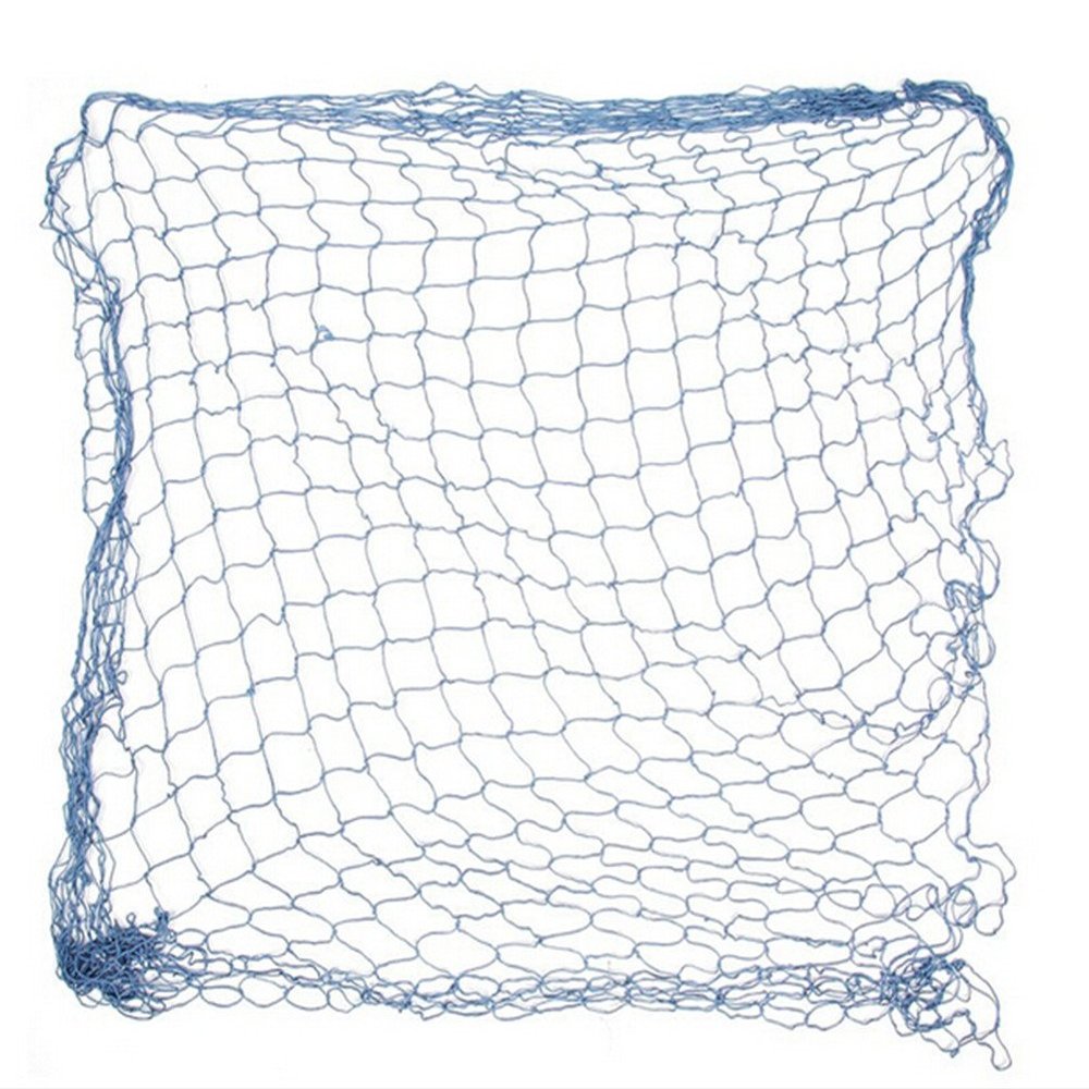 LALANG Home The Mediterranean Sea Style Wall Stickers Big Fishing net Decoration Home Decoration wall hangings (Blue)