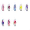 SET OF 8 KNOBS - Hawaiian Flip Flops and Hibiscus Flowers Bright Colors - DECORATIVE Glossy CERAMIC Cupboard Cabinet PULLS Dresser Drawer KNOBS view 1