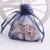 Wudygirl 100pcs Organza Bags 4X6 Gift Bags Jewelry Lipstick Cosmetics Pouche Baby Shower Party Wedding Favor Seashell Candy(Navy Blue) view 4