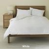 11 Inch Deep Pocket 400 Thread Count 100% Egyptian Cotton , White Color, Cal-King Solid Pattern { 3 PCs Duvet Set + 1 Fitted Sheet } view 1