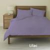 11 Inch Deep Pocket 400 Thread Count 100% Egyptian Cotton , Lilac Color, King Solid Pattern { 3 PCs Duvet Set + 1 Fitted Sheet } view 1