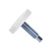 Whirlpool WPW10141622 OEM Refrigerator Leveling Leg, White view 1