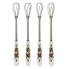 7-inch Small Stainless Steel Flower Shaped Whisk Set of 4, Mini Whisks view 1