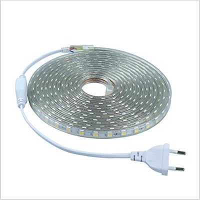Waterproof AC 110-120V Flexible RGB LED Strip Lights, 60 LEDs/M, Multi Color Changing 5050 SMD LED Rope Light + Controller for Decoration Party Home (20m/65.6ft Warm White)