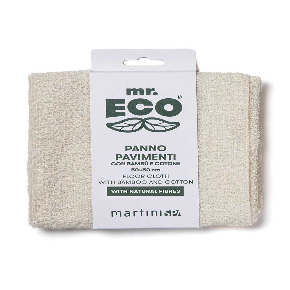 Martini Spa Green Household Sponges Floor Cloth Bamboo Fibre, one, Natural Beige