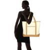 DALIX 22'' Heavy Duty Deluxe Tote Bag with Outer Pocket (Brown) view 2