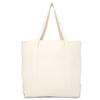 DALIX 22'' Heavy Duty Deluxe Tote Bag with Outer Pocket (Natural) view 3