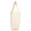 DALIX 22'' Heavy Duty Deluxe Tote Bag with Outer Pocket (Natural) view 4