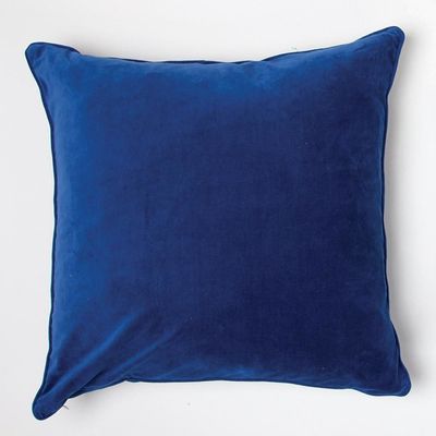 8 Oak Lane EN068BLU Pillow-Velvet Bright Blue 20"