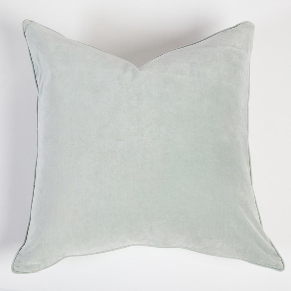 8 Oak Lane EN064TRQ Pillow-Velvet Light Mint Green