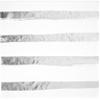 Creative Converting White & Silver Foil Stamp Luncheon Napkins, Multicolor view 1