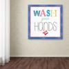 Wash Your Hands by Fiona Stokes-Gilbert, 14x14-Inch Canvas Wall Art view 3