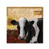 Cow by Fiona Stokes-Gilbert, 14x14-Inch Canvas Wall Art view 1