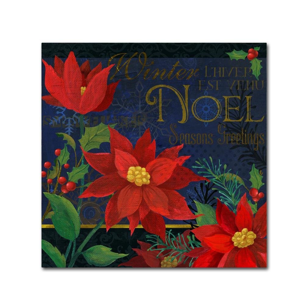 Noel by Fiona Stokes-Gilbert, 14x14-Inch Canvas Wall Art