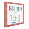 Brush Your Teeth by Fiona Stokes-Gilbert, 14x14-Inch Canvas Wall Art view 2